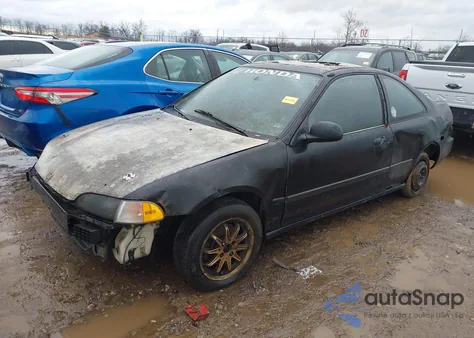 1995 Honda Civic Ex from USA, damaged, VIN 1HGEJ1124SL018416